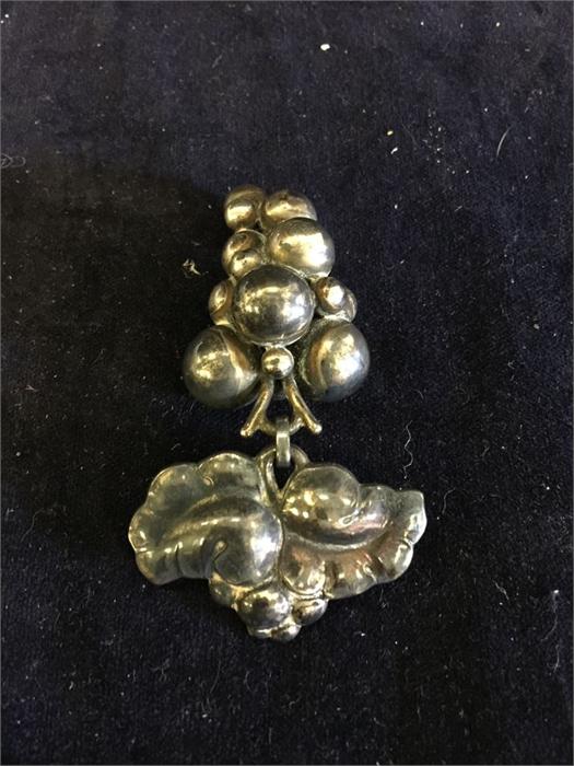 Georg Jensen Grape Brooch