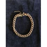 9ct Rose Gold bracelet (17.5g)