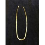 Gold Necklace (marked 750) (17.9 grams)