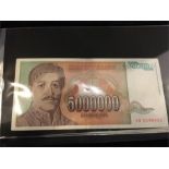 An album of International bank notes