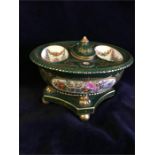 A Sevres inkwell