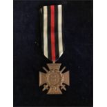 Original German WW1 1914 - 1918 Hindenburg Cross of Honour Issue to Members of the Imperial Army and