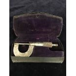 A cased micrometer by Brown & Sharpe MFG Co.