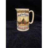 A Hook Norton Brewery Jug made by Diamond Ceramics, Burton on Trent