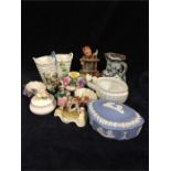 A selection of china items