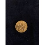 A 1912 full gold sovereign