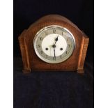 An Enfield Oak Mantle clock