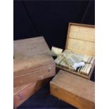 Five boxes of assorted photographic plates