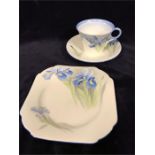 Shelley Trio, Iris pattern, Reg No 781613 Lawleys Regent Street