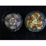 Moorcroft year plates for 1996 and 1999