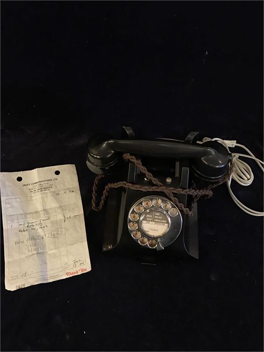 A converted vintage Bakerlite telephone - Image 2 of 2