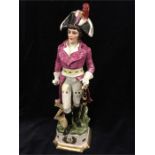 A Capodimonte Napoleonic figure