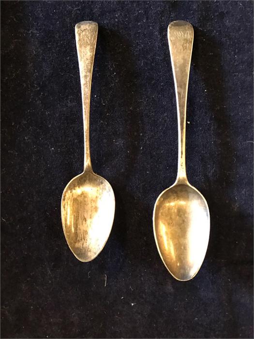 Two silver teaspoons - Image 2 of 2