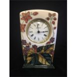 A Moorcroft 'Bramble' clock