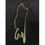 A 9ct gold chain (44g)