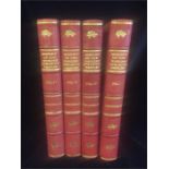 Complete set of four leather bound books 'History of the English Speaking Peoples' by Sir Winston