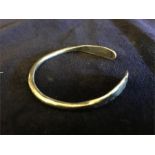 A Child's silver bangle