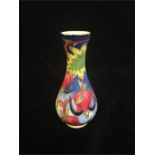 A Moorcroft '2 Star' Red Ribbon enamel