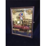 An Original Bombardier Pub Advertising Mirror