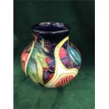 A small Moorcroft Queens Choice vase 8cm