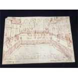 A sketch signed L S Lowry and dated 1959, our client has not had this sketch formally attributed