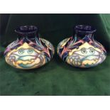 Pair of Moroccan Myths Crab vase