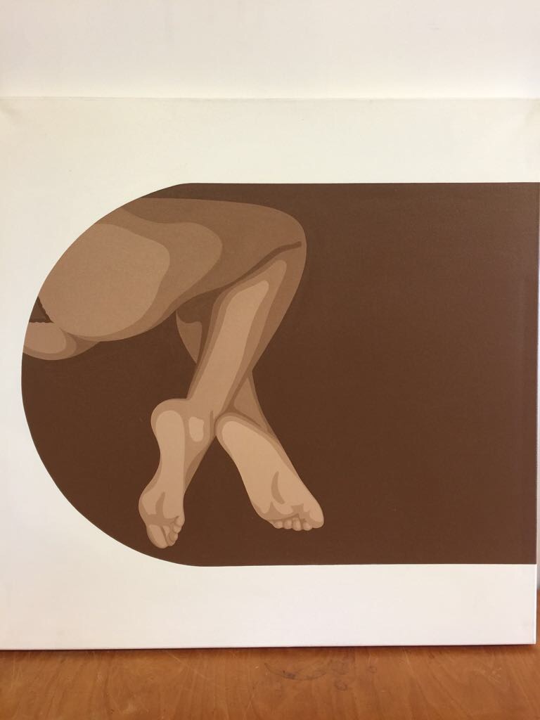 Footsie a Giclée (Boxed Canvas) by Simon Claridge