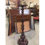 A Victorian Mahogany Plant Stand