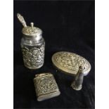 A small selection of Indonesian silver items