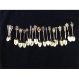 A selection of silver teaspoons, (total weight 246g)