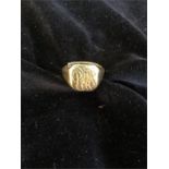 Single 9ct gold scrap ring (7.5g)