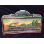 A wooden plaque for North Eastern Railway