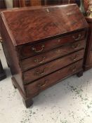 A Mahogany bureau