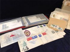 A Mixed box of First Day Covers and loose stamps