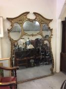 A Very Large Gilt Framed mirror