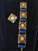 A Bracelet and brooch