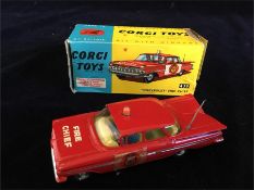 Corgi Toys 439 'Cheverolet' Fire Chief