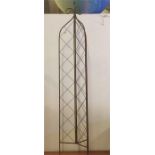 A 6' folding lattice garden spire