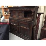 An Oak 18th Century sideboard