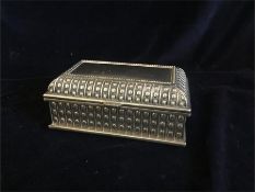 A White metal jewellery box