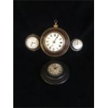 A Collection of four clocks