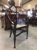 A Three Legged Victorian Hall Chair