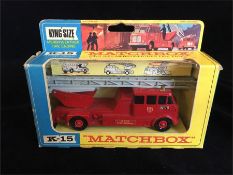 Matchbox Toys K-15 King Size Merryweather Fire Engine