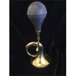 A Vintage style brass taxi horn