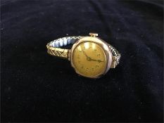 9ct gold watch