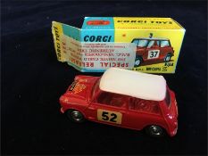 Corgi Toys 321 Special release 1965 Monte Carlo Winner BMC Mini Cooper