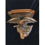 A Carved Eagle Shelf