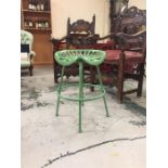 A Tractor seat stool