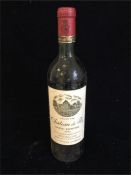 A Bottle of Chateau de Pez Saint Estephe 1971