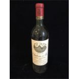 A Bottle of Chateau de Pez Saint Estephe 1971